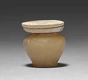 Kohl Jar with Lid by Unknown Artist