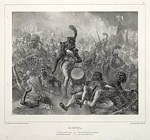 L'Album de 1832:  Reveil by Auguste Raffet (French, 1804–1860)