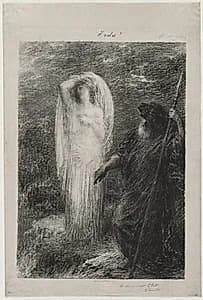 L'Evocation d'Erda by Henri Fantin-Latour (French, 1836–1904)