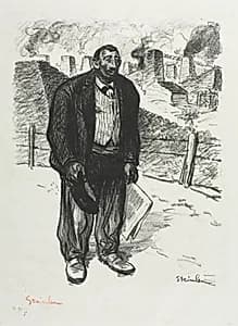 L'Honnête ouvrier by Théophile Alexandre Steinlen (Swiss, 1859–1923)