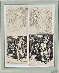 L'Union sacrées by Auguste Louis Lepère (French, 1849–1918)