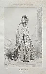La Boulangère by Paul Gavarni (French, 1804–1866)