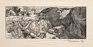 La Carrière de grès by Auguste Louis Lepère (French, 1849–1918)