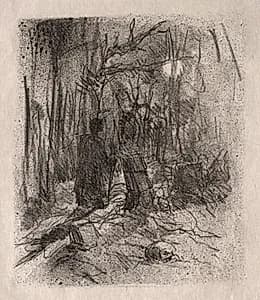 La Cimetière de Busk by Henri de Toulouse-Lautrec (French, 1864–1901)
