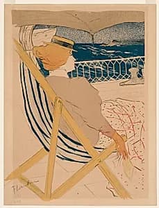 La Passagère du 54 by Henri de Toulouse-Lautrec (French, 1864–1901)