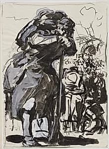 La Retraite après Charleroi... by Auguste Louis Lepère (French, 1849–1918)