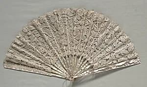 Lace Fan by Unknown Artist