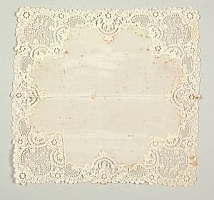 Lace Handkerchief by Unknown Artist
