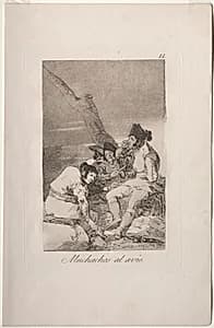 Lads Making Ready, Plate 11 by Francisco de Goya (Spanish, 1746–1828)