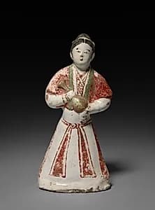 Lady Holding a Vase by Unknown Artist