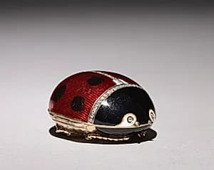 Ladybird Beetle Pillbox by House of Fabergé (Russian, 1842–1918)