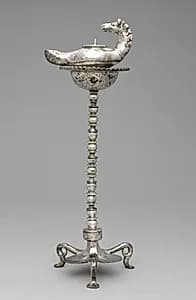 Lamp and Stand by Unknown Artist