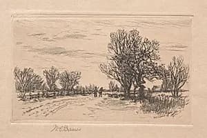 Landscape by William C. Bauer (American, 1888-)
