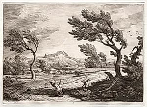 Landscape by Adrien Manglard (French, 1695–1760)