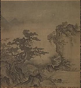 Landscape by Ishō Tokugan (Japanese, c. 1359–1437)