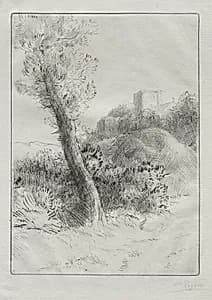 Landscape (Paysage) by Alphonse Legros (French, 1837–1911)