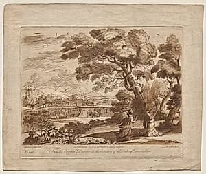 Landscape, Plate No. 140 by Richard Earlom (British, 1743–1822)