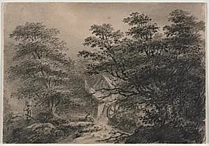 Landscape with a Mill by Charles Norris (British, 1779–1858)