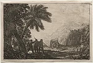 Landscape with Brigands by Claude Lorrain (French, 1604–1682)