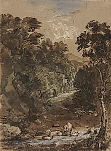 Landscape with Farm Animals by Benjamin Barker (British, 1776–1838)