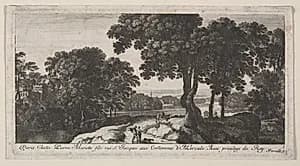 Landscape with Figures by Gabriel Perelle (French, c. 1603–1677)