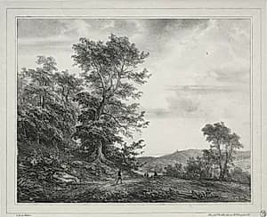 Landscape with Figures by Théodore Gudin (French, 1802–1880)