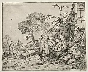 Landscape with Soldiers by Pieter Molyn (Dutch, 1595–1661)