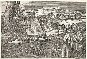 Landscape with the Cannon by Albrecht Dürer (German, 1471–1528)