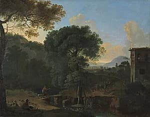Landscape with Travelers by Herman van Swanevelt (Dutch, c. 1600–1655)