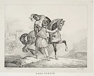 Lara Wounded by Théodore Géricault (French, 1791–1824)