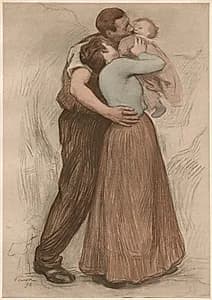 Le Baiser by Victor Emile Prouvé (French, 1858–1943)