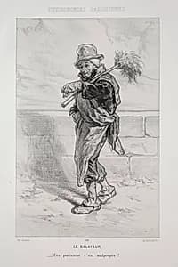 Le Balayeur by Paul Gavarni (French, 1804–1866)