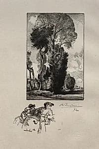 Le Bocage by Auguste Louis Lepère (French, 1849–1918)