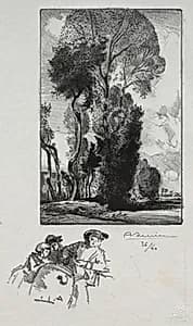 Le Bocage by Auguste Louis Lepère (French, 1849–1918)