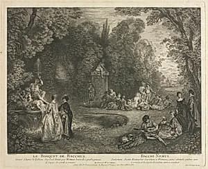 Le Bosquet de Bacchus by Charles-Nicolas Cochin (French, 1715–1790)