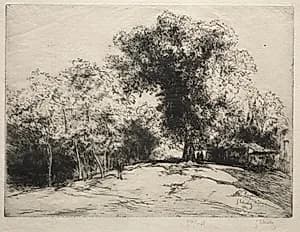 Le Chemin de ronde by Gustave Leheutre (French, 1861–1932)