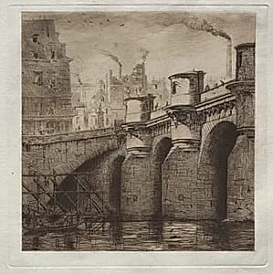 Le Pont Neuf by Edmond Gosselin (French)