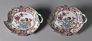 Leaf Dishes by Meissen Porcelain Factory (German, est. c. 1710)