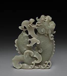 Leaping Carp by Unknown Artist