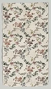 Length of Brocaded Silk by Jean Baptiste Pillement (French, 1728–1808)