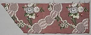Length of Silk Brocade by Unknown Artist