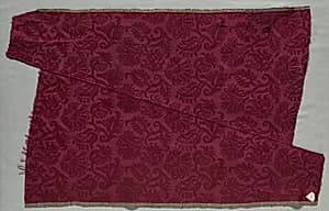 Length of Silk Damask by Unknown Artist