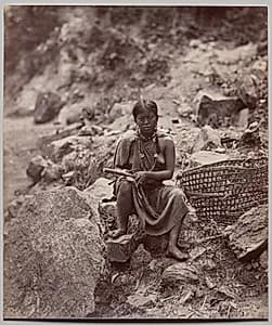 Lepcha Woman (number 1908) by Samuel Bourne (British, 1834–1912)