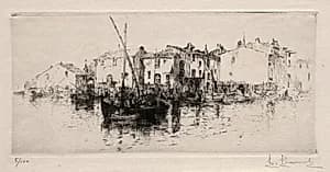 Les Martigues by Auguste Brouet (French, 1872–1941)