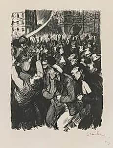 Les Moutons de Boisdeffre by Théophile Alexandre Steinlen (Swiss, 1859–1923)