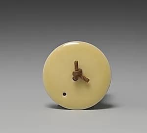 Lid for a Sake Pourer by Seifū Yohei IV (Japanese, 1872–1951)