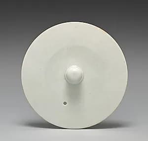 Lid for a Sake Pourer by Seifū Yohei III (Japanese, 1851–1914)
