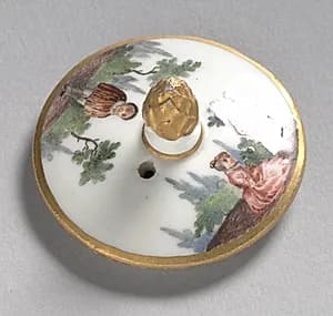 Lid for a Teapot by Meissen Porcelain Factory (German, est. c. 1710)