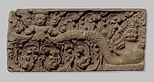 Lintel with Garuda by Unknown Artist