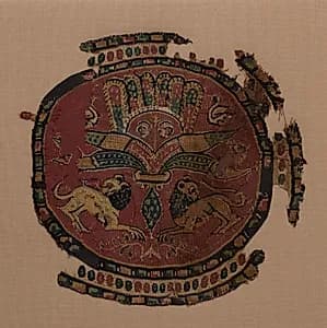 Lions from a Tunic by Unknown Artist